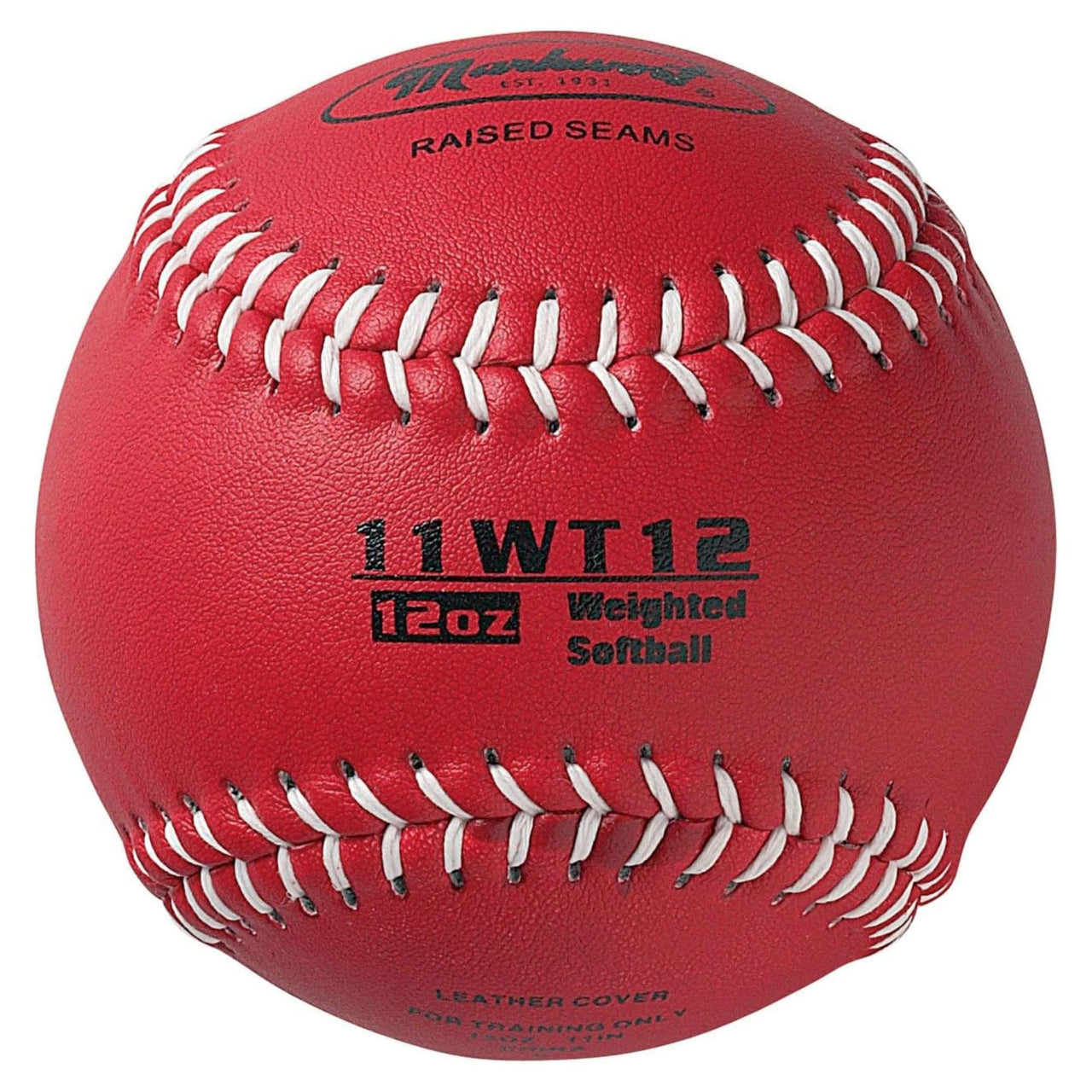 Markwort Color Coded Weighted 11-Inch Softball for Training and Practice