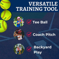 Thumbnail for Covey 10-Inch Softballs for 6U & 8U Players – Multi-Packs