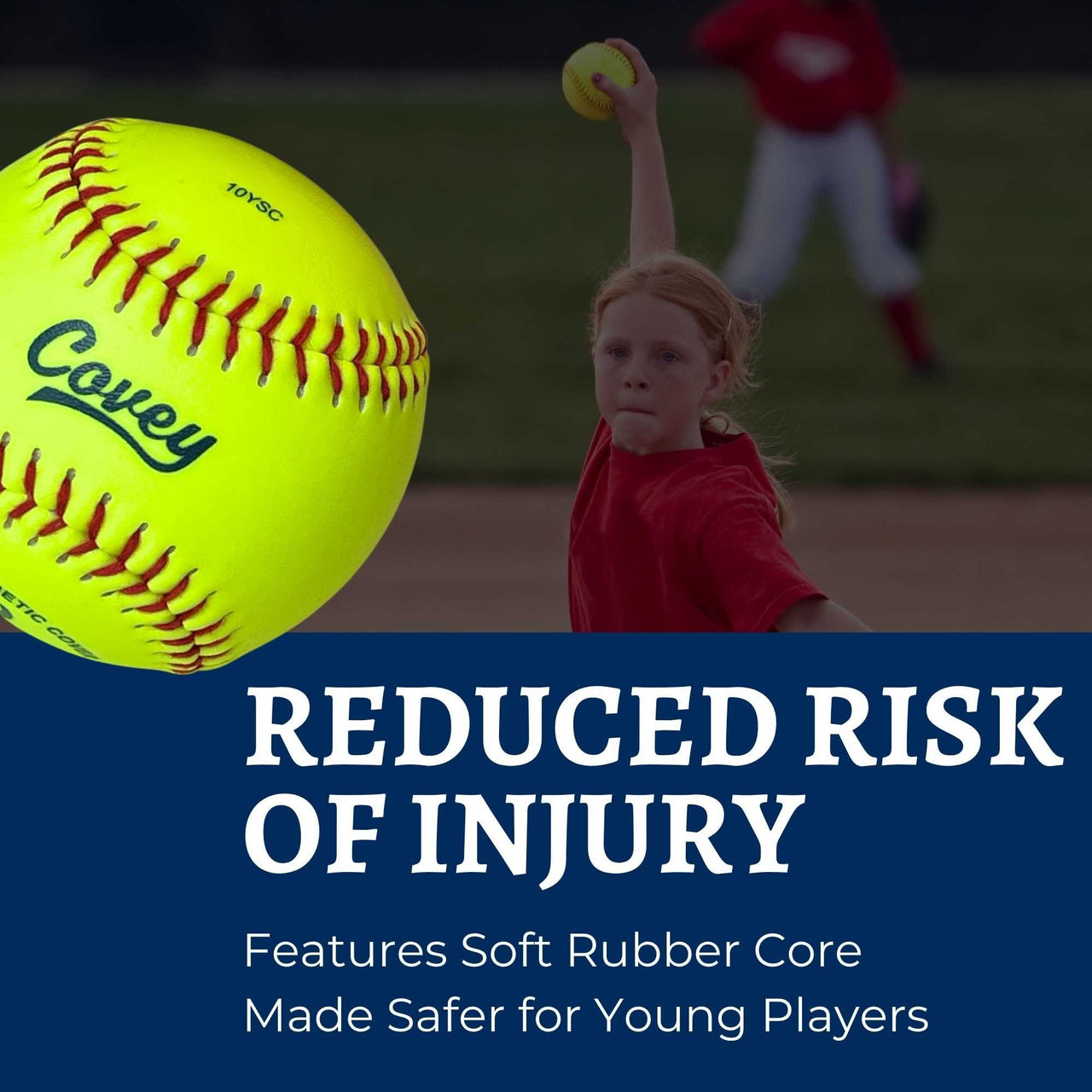 Covey 10-Inch Softballs for 6U & 8U Players – Multi-Packs