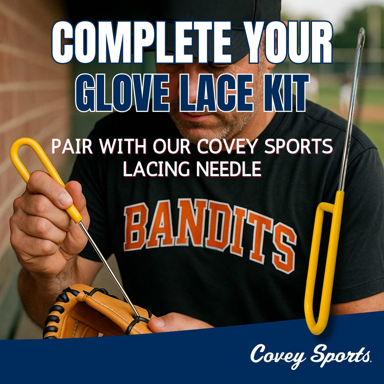 Covey Baseball & Softball Glove Lace - Premium American Leather 2-Pack