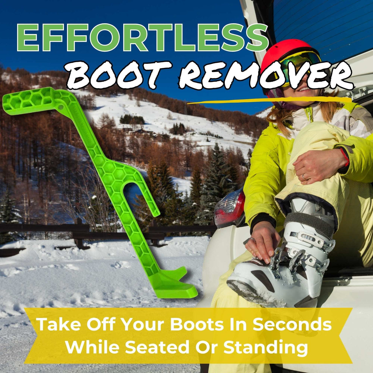 Ski Boot Removal Tool – Lightweight & Back-Friendly Design