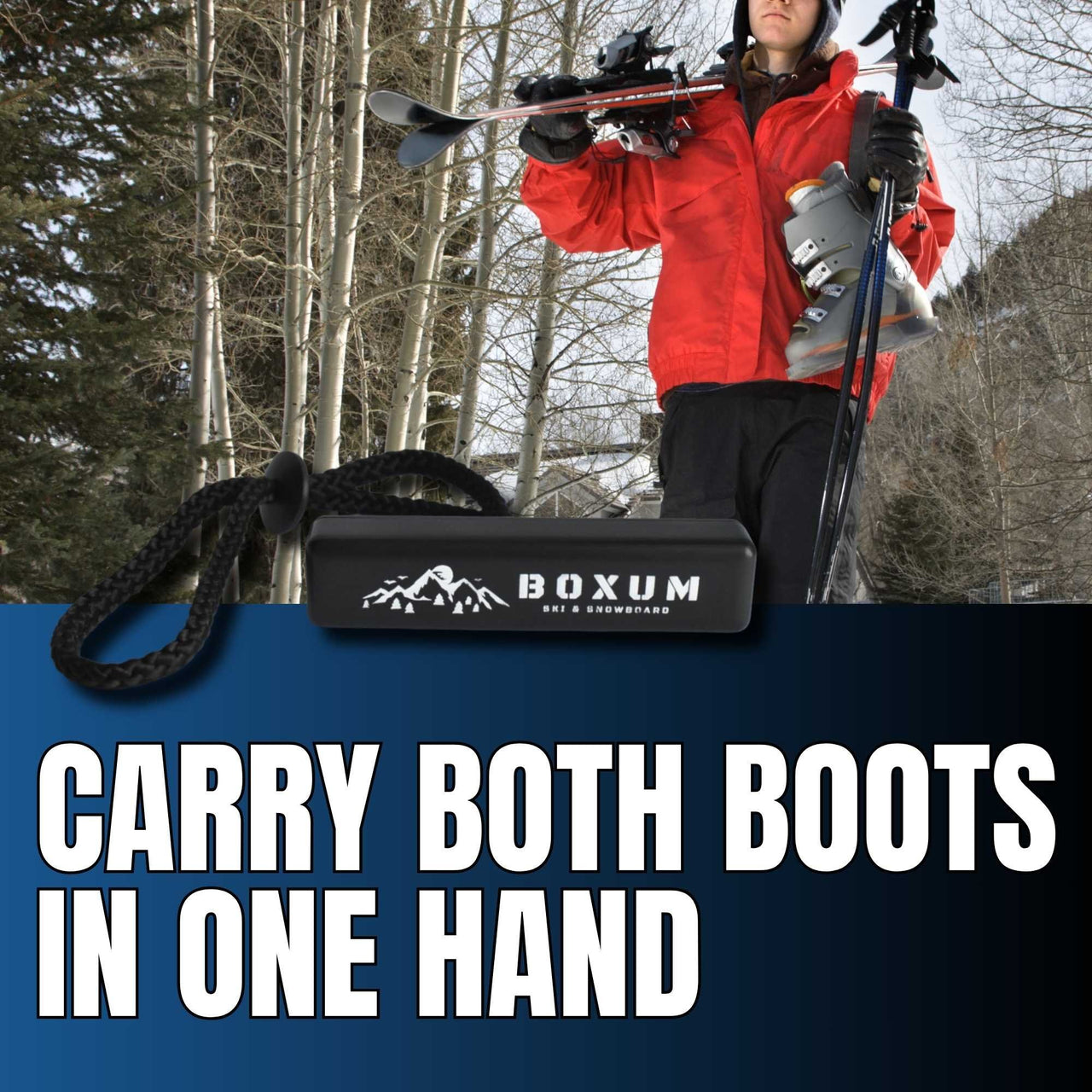 Boxum Ski Boot Carrier Tote and Holder