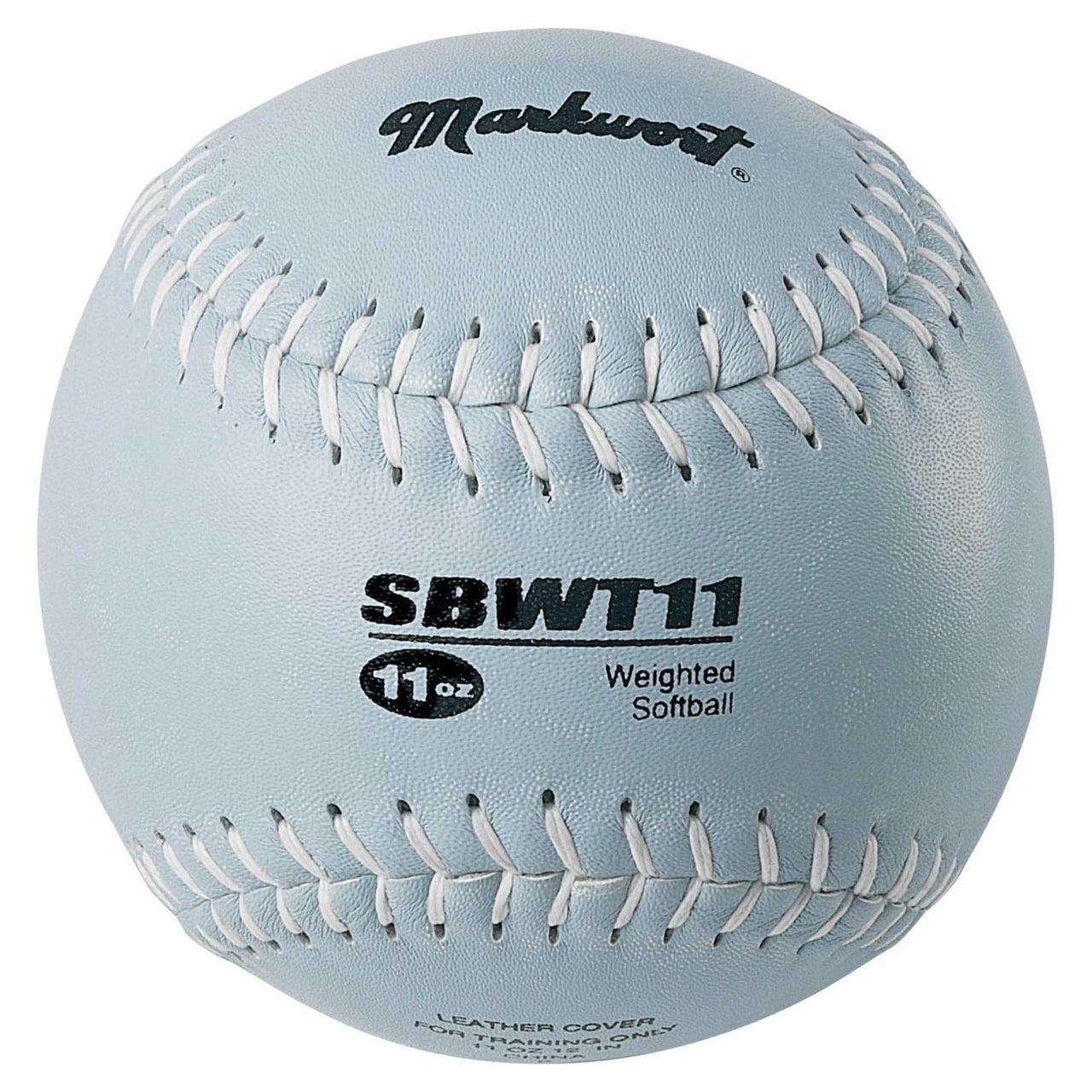 Markwort Weighted 12-Inch Softballs - Leather Cover