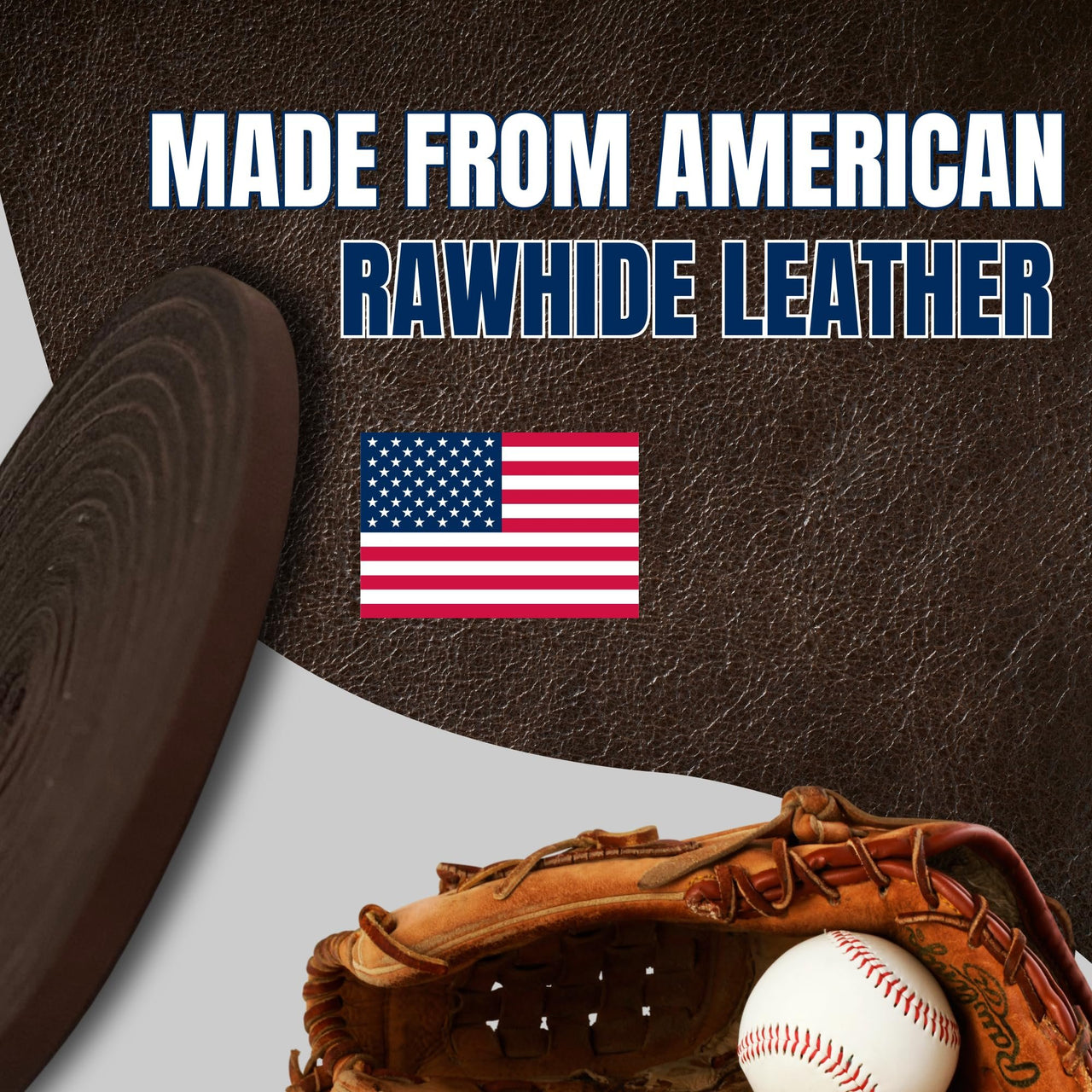 Covey Baseball Glove Lace Repair Kit - Premium American Leather 2-Pack