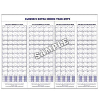 Thumbnail for Glover's Baseball & Softball Scorebook Refill - 30 Games