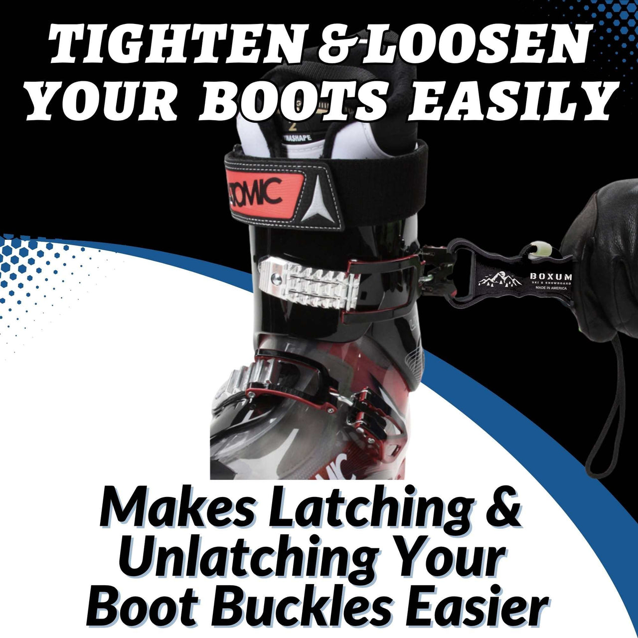 Boxum Ski Boot Buckle Lever – 3-in-1 Tool