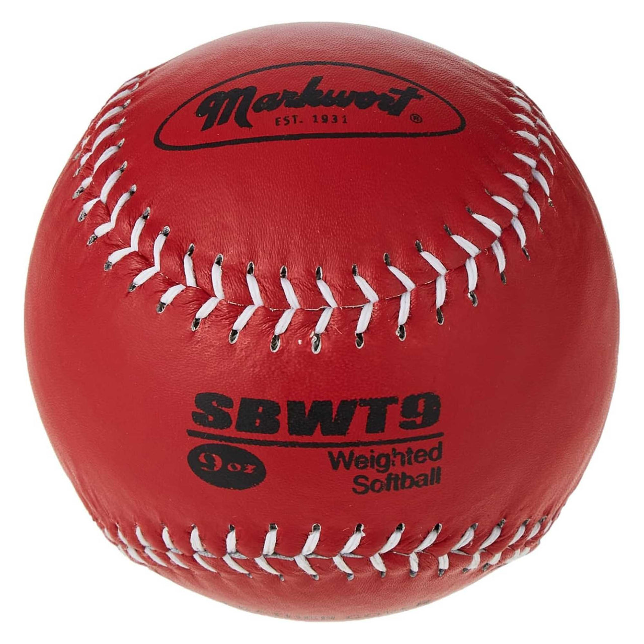 Markwort Weighted 12-Inch Softballs - Leather Cover