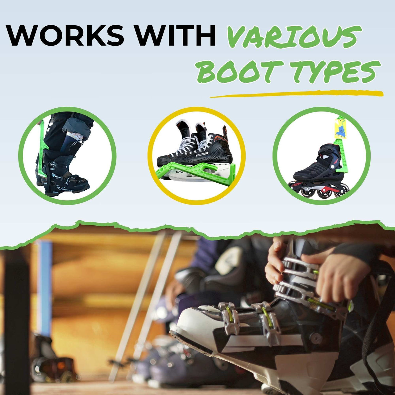Ski Boot Removal Tool – Lightweight & Back-Friendly Design