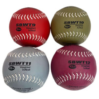 Thumbnail for Markwort 12-Inch Weighted Softball Set - Pitching Training Balls