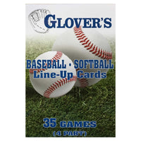 Thumbnail for Glover's Baseball/Softball Line-Up Cards - 4 Part, Large 5.5 x 8.5