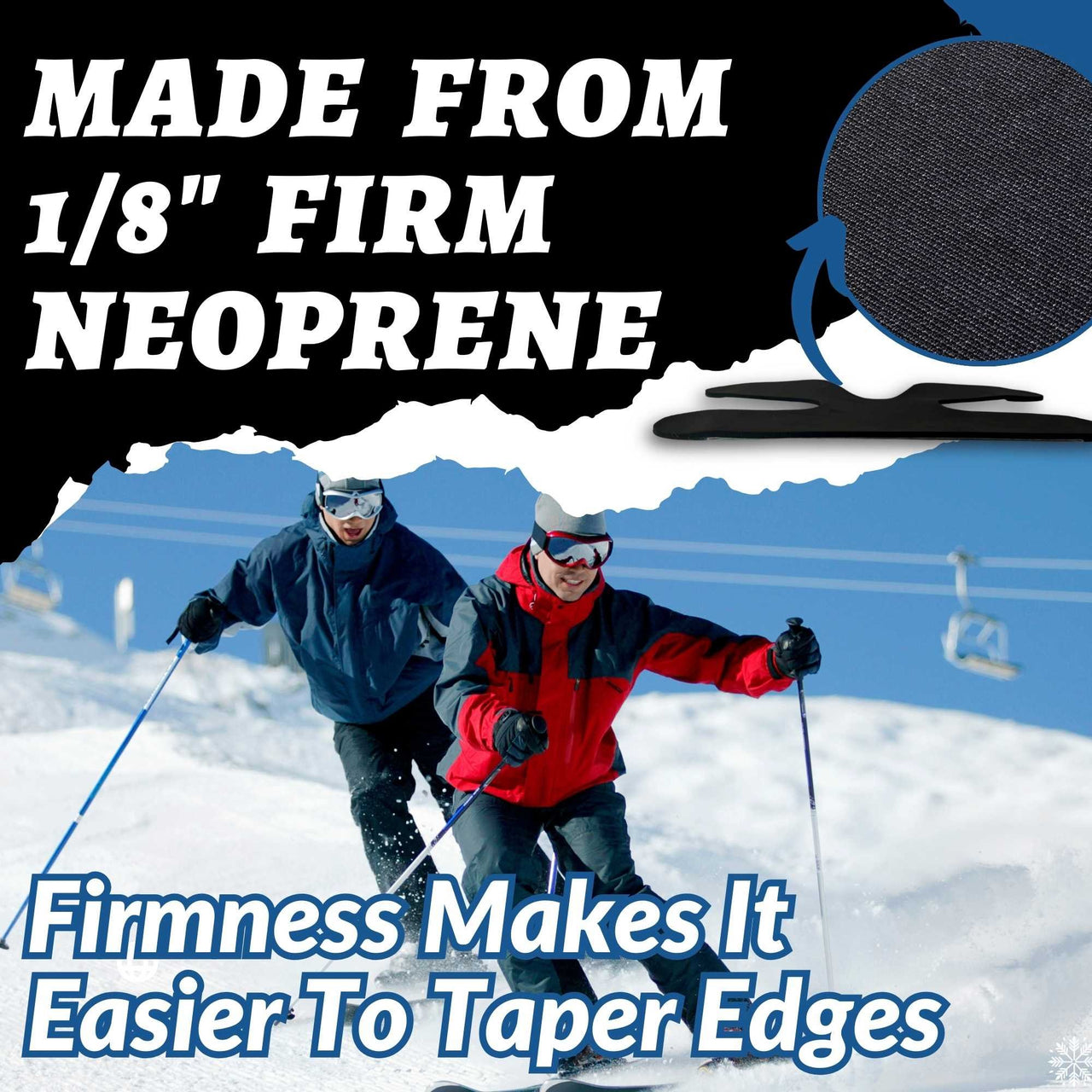 Boxum Ski & Snowboard Boot Ankle Wrap Pads (Sold in Pairs)