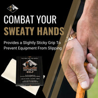 Thumbnail for Gorilla Gold Golf Grip Enhancer Tacky Towel - Golf, Tennis, Softball & More