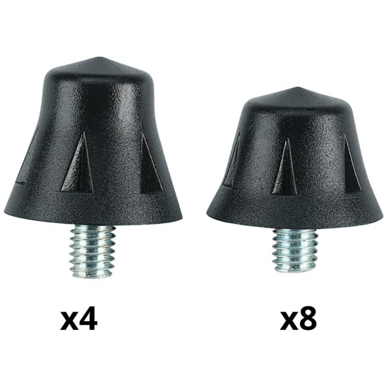 Markwort Football & Soccer Replacement Cleats with Wrench - Black