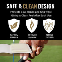 Thumbnail for Gorilla Gold Golf Grip Enhancer Tacky Towel - Golf, Tennis, Softball & More