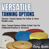 Thumbnail for Covey Baseball Glove Lace Repair Kit - Premium American Leather 2-Pack