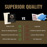 Thumbnail for Gorilla Gold Golf Grip Enhancer Tacky Towel - Golf, Tennis, Softball & More