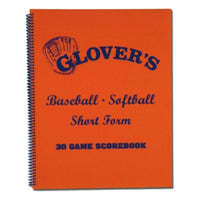 Thumbnail for Glover's Short Form Baseball/Softball Scorebook - 30 Games