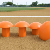 Thumbnail for Markwort 4 Pack Ground Receptacle Rubber Base Plugs - Orange