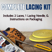 Thumbnail for Covey Baseball Glove Lace Repair Kit - Premium American Leather 2-Pack