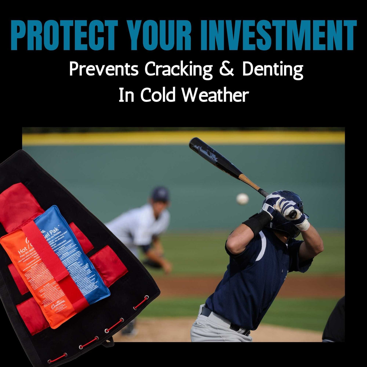Stringdinger Baseball & Softball Bat Warmer Sleeve for Composite Bats