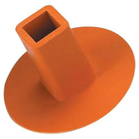 Thumbnail for Markwort 4 Pack Ground Receptacle Rubber Base Plugs - Orange
