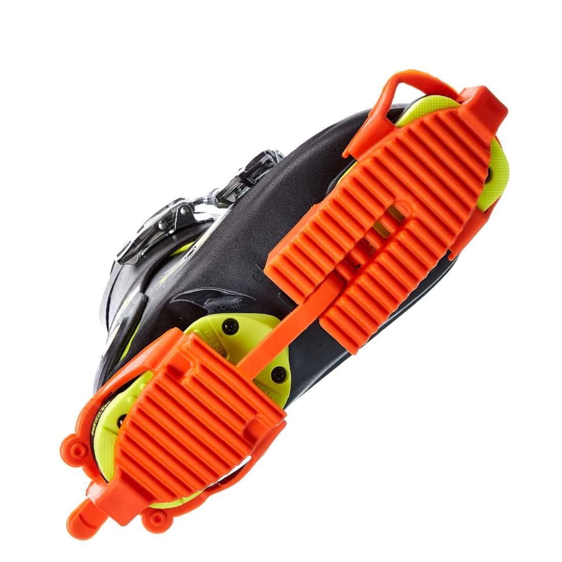 SkiSkootys Youth Ski Boot Protectors with Foldable Ice Traction