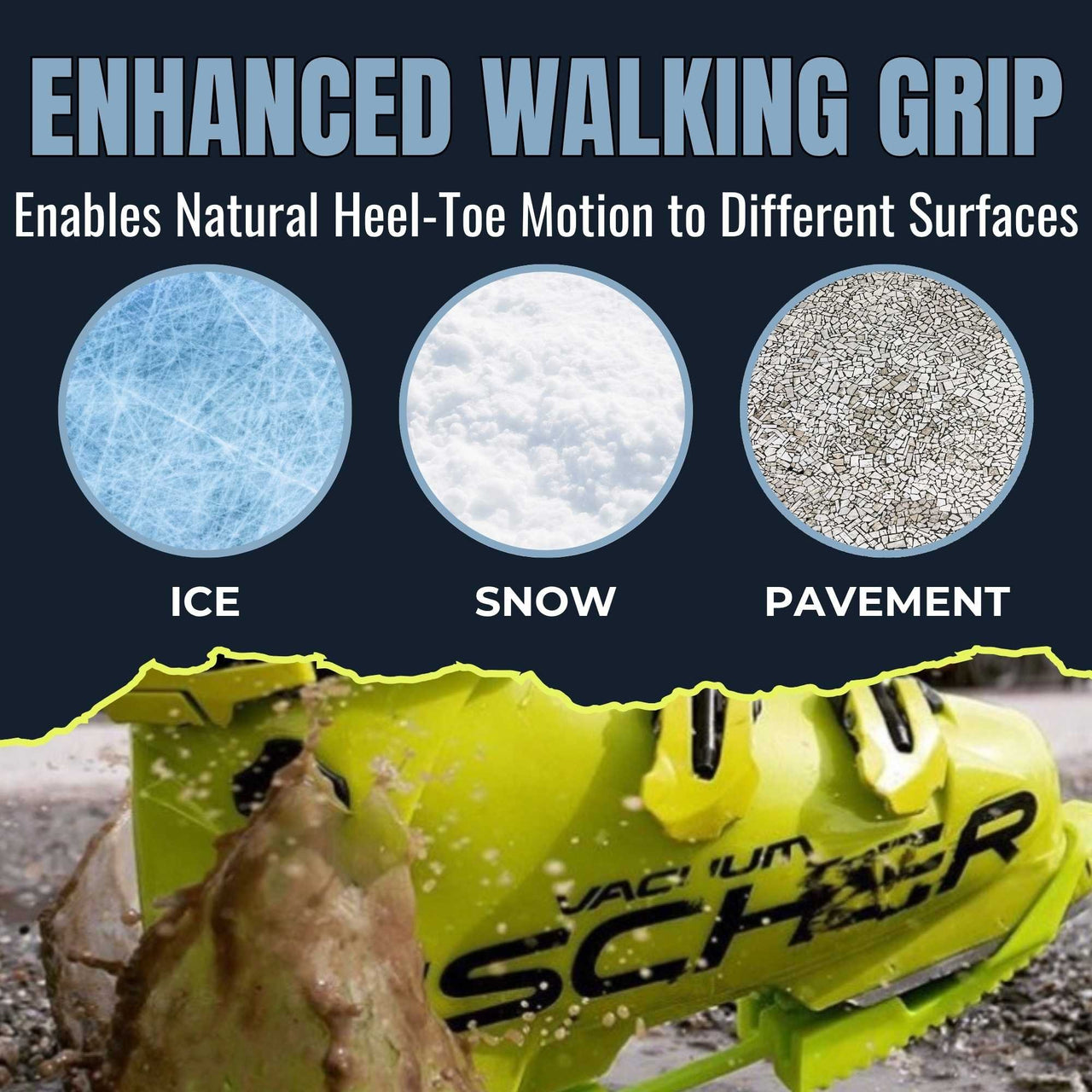 SkiSkootys Classic Ski Boot Bottom Protector Traction Cleats