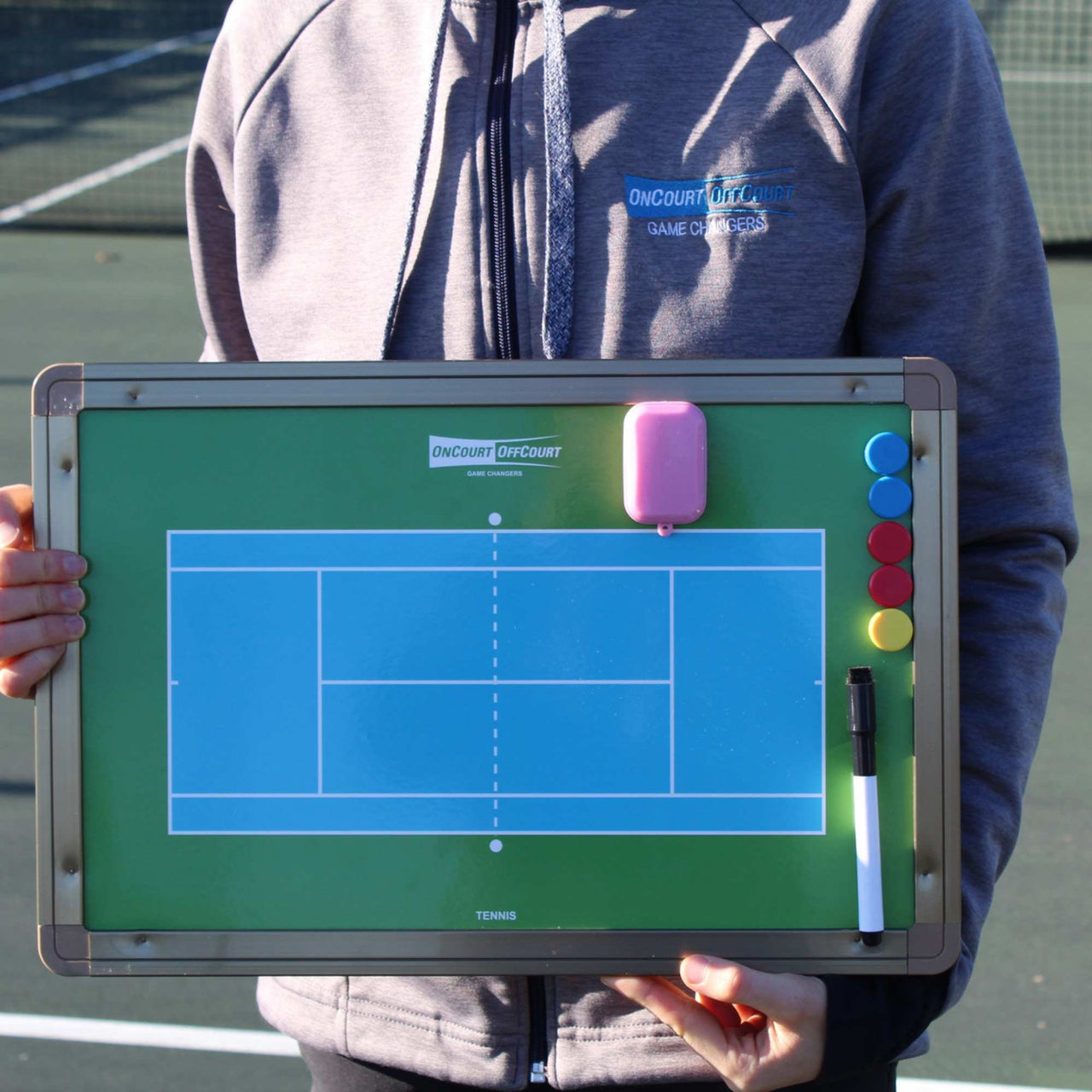 Oncourt Offcourt Magnetic Dry Erase Coach's Board Tennis & Pickleball