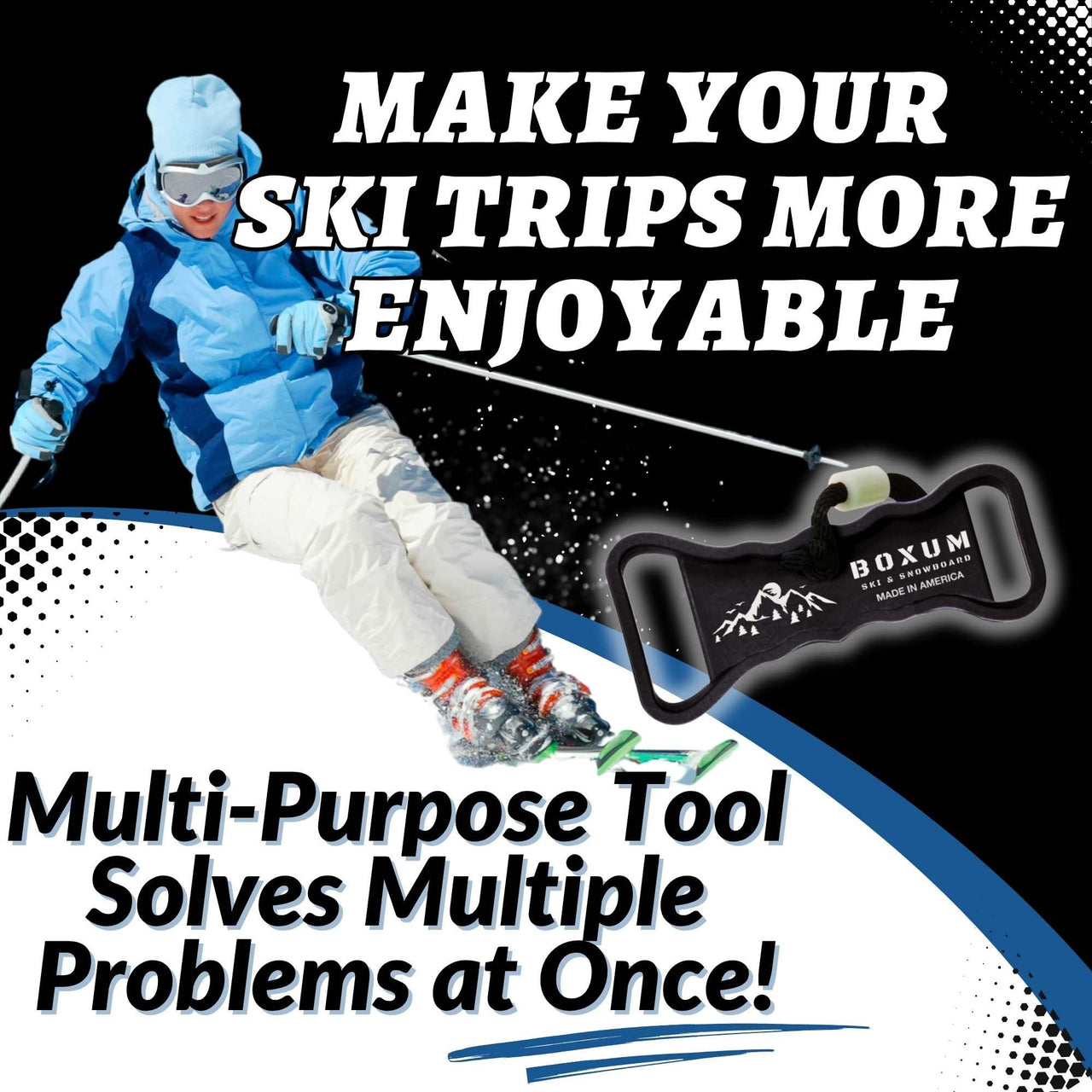 Boxum Ski Boot Buckle Lever – 3-in-1 Tool