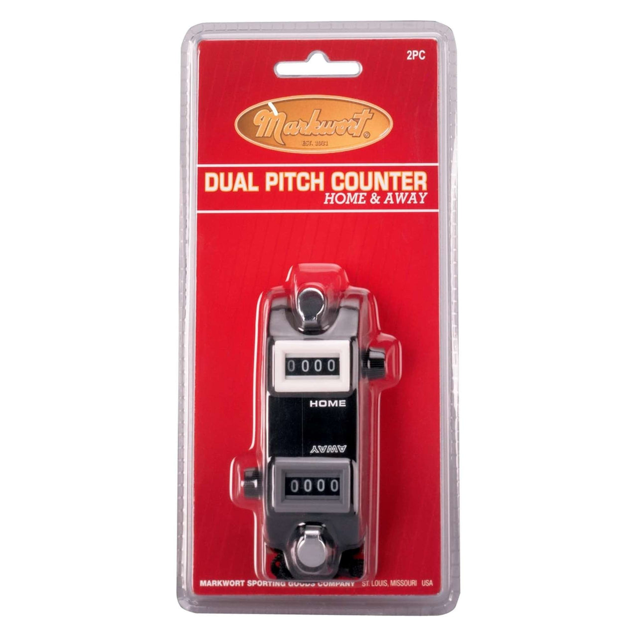 Markwort Home & Away Dual Pitch Counter - Large, Black