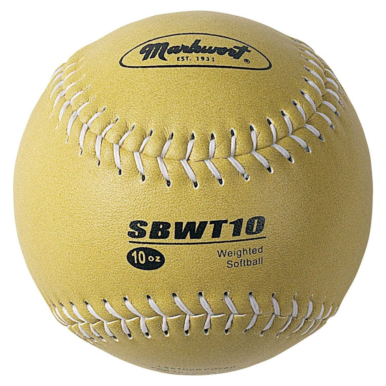 Markwort Weighted 12-Inch Softballs - Leather Cover