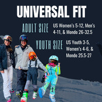 Thumbnail for SkiSkootys Youth Ski Boot Protectors with Foldable Ice Traction