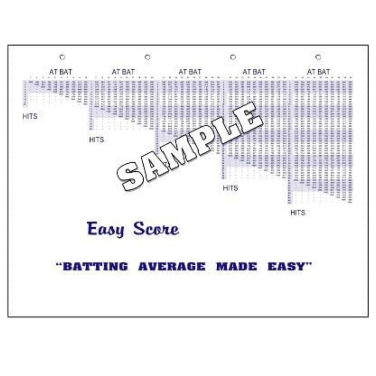 Glover's Baseball & Softball Scorebook Refill - 30 Games