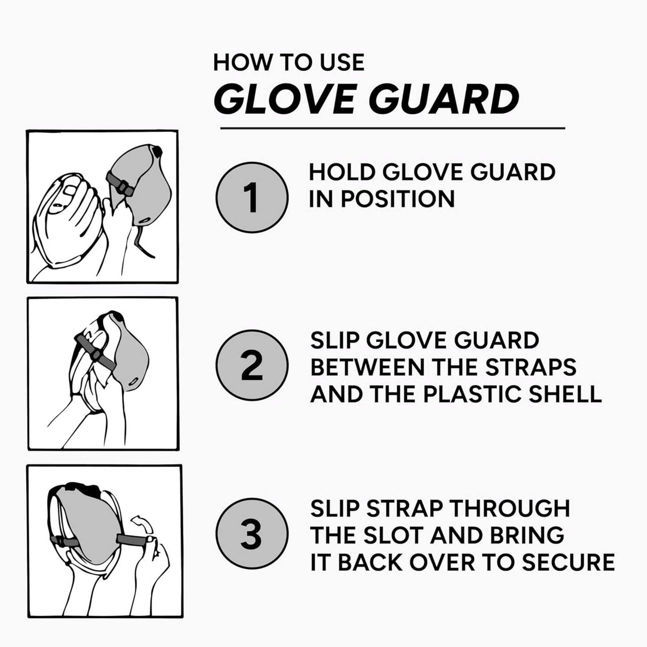 Markwort Glove Guard - Black, Fits Gloves Up to 12"